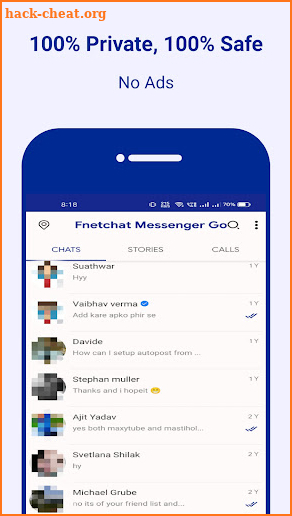 Fnetchat Messenger Go screenshot