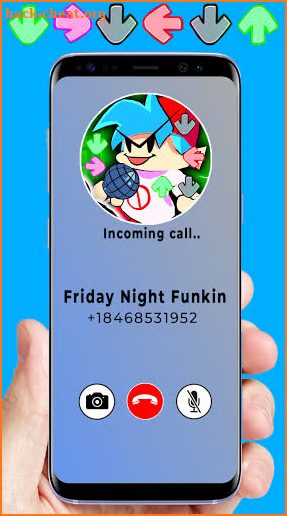 FNF Call - Fake Video Call Friday Night Funkin Mod screenshot