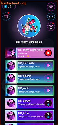 FNF Friday Tiles Hop : Endless Music Jumping ball screenshot