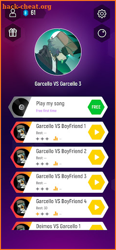 FNF Garcello Tiles Hop screenshot