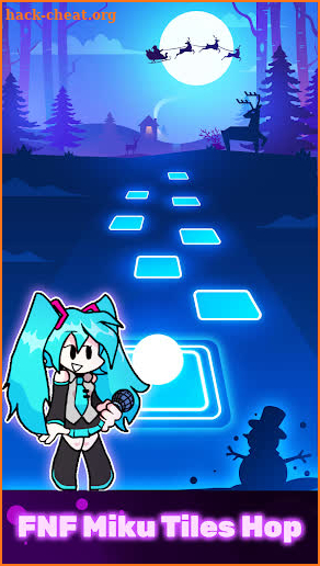 FNF Miku Hop Tiles Game screenshot