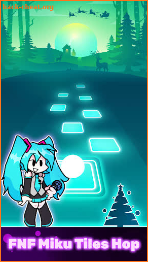 FNF Miku Hop Tiles Game screenshot