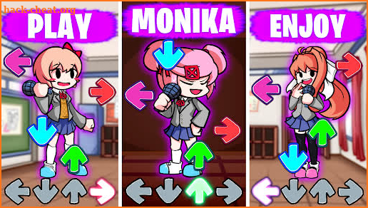 FNF Monika VS Doki Doki Mod screenshot
