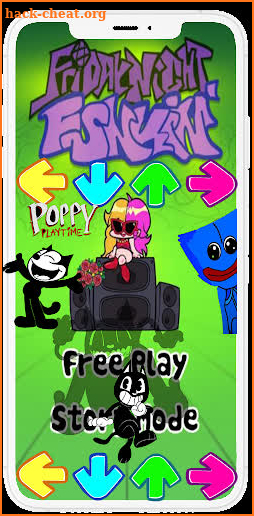 Fnf poppy playtime cartoon cat screenshot