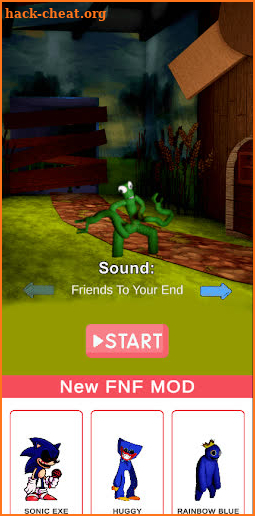 FNF Rainbow Green Mod Test screenshot