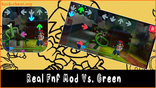 Fnf Real Rainbow Friends game screenshot