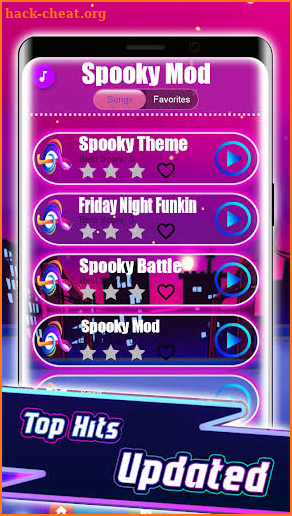 FNF Spooky Friday Night Funkin' Piano Tiles screenshot