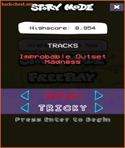 Fnf Tricky Mod : scary music game Soundbound Clue screenshot