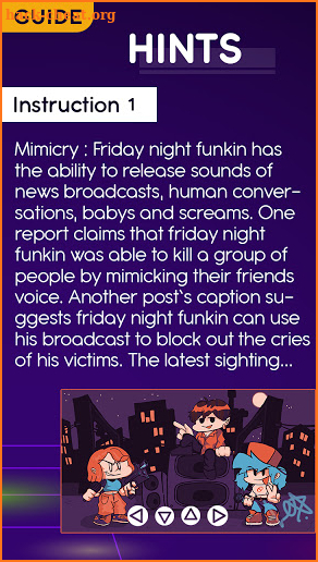 FNF Zardy Funkin Friday in Night Guide screenshot