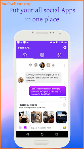 Foam Chat screenshot