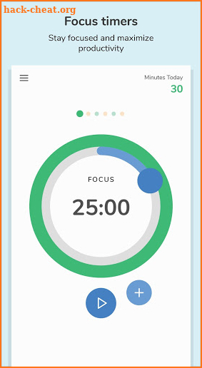 Focusmeter Productivity and Pomodoro Timer screenshot