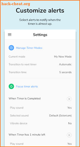 Focusmeter Productivity and Pomodoro Timer screenshot
