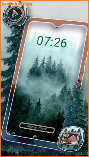 Foggy Forest Theme Launcher screenshot