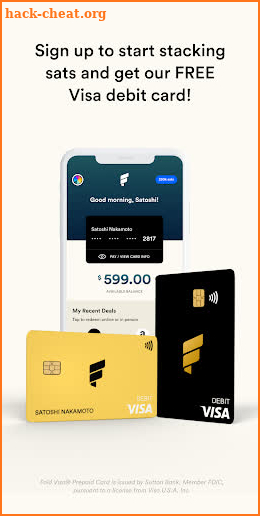 Fold: Bitcoin Cashback Rewards screenshot