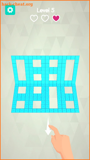 Fold It - tricky puzzle screenshot