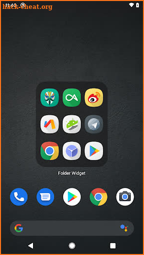 Folder Widget screenshot
