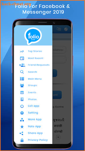 Folio for Facebook & Messenger 2019 screenshot