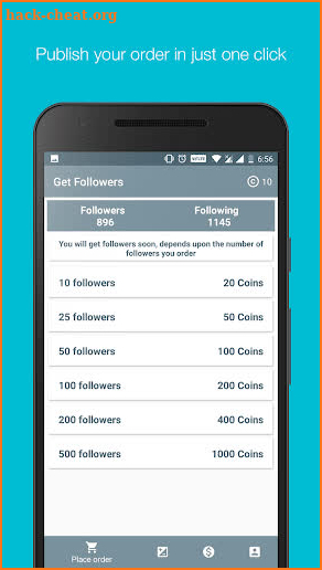 Follow4followers pro by hashtag screenshot