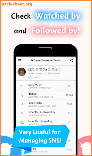 Follower Checker Pro for Twitter screenshot