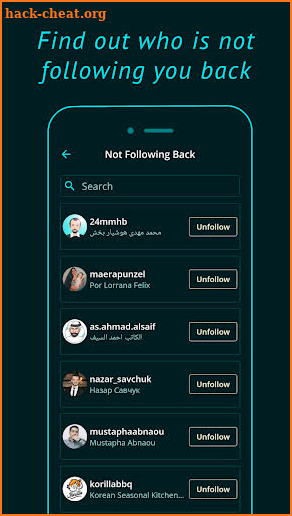Followers & Reports Unfollow For Instagram Tracker screenshot