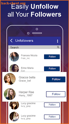 Followers & Unfollowers Analytics for Instagram screenshot