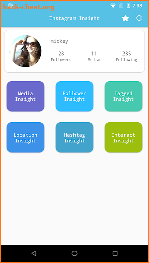 Followers Insight for Instagram, tracker, analyzer screenshot
