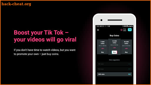 Followers, likes, video views for TikTok (Ads) screenshot