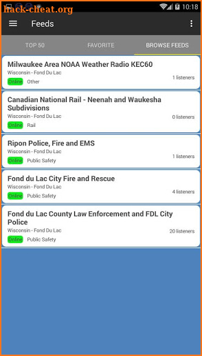 Fond Du Lac Police Scanner Free App Download screenshot