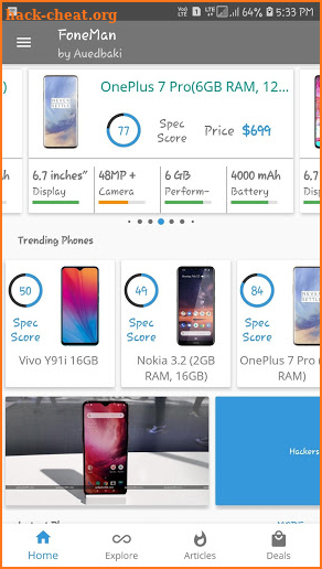 FoneMan | Smartphone Scores & Reviews screenshot