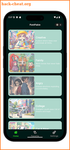 FontFable: Typography Tales screenshot