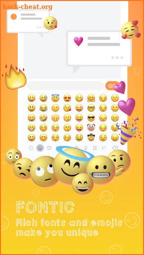 Fontic: Keyboards & Emojis. screenshot