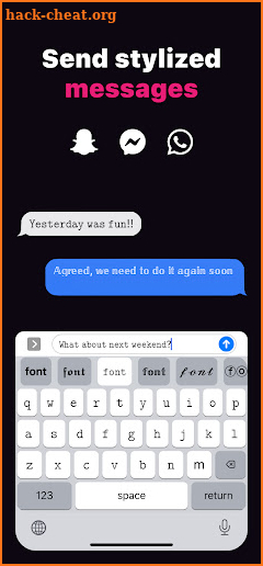 Fontkey - Fonts Keyboard Emoji screenshot