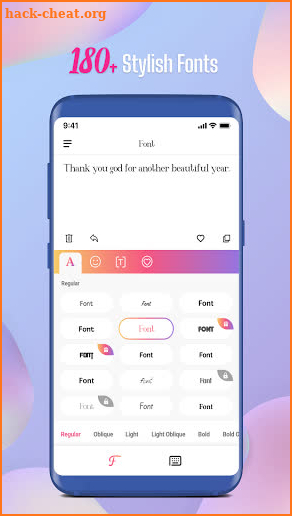 Fonts – Font App for Instagram, TikTok, Facebook screenshot