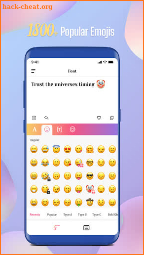 Fonts – Font App for Instagram, TikTok, Facebook screenshot
