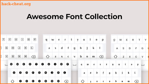 Fonts: Font Keyboard & Text Faces screenshot
