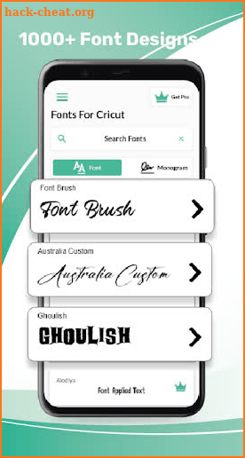 Fonts for Cricut : Art Design screenshot