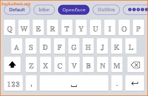 Fonts for Keyboard screenshot