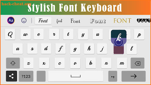 Fonts Keyboard - Font Style screenshot