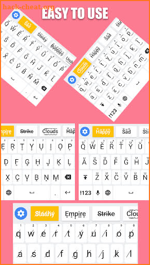 Fonts Keyboard - Text Fonts & Emoji screenshot