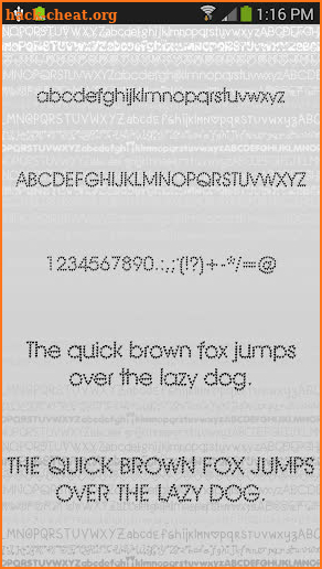 Fonts Love for FlipFont® Free screenshot