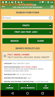 Food Buying Guide for CNP screenshot