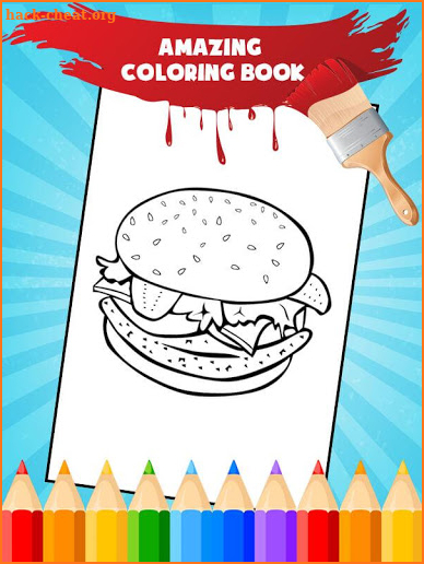 Food Coloring Book - Kids Game screenshot
