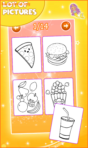 Food Coloring Game - Learn Colors for kids screenshot