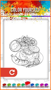 Food Coloring Pages- Food Truck screenshot