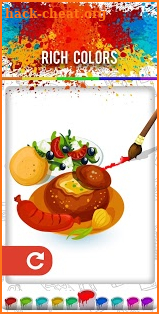 Food Coloring Pages- Food Truck screenshot