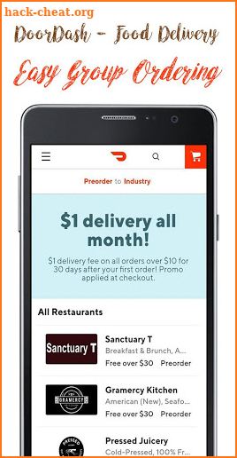 Food Delivery DoorDash Guide screenshot
