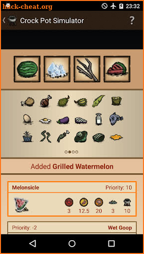 Food Guide for Don't Starve screenshot