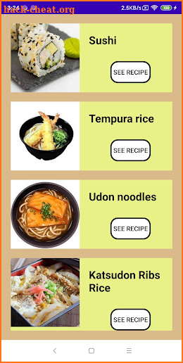 Food Japan - Android screenshot