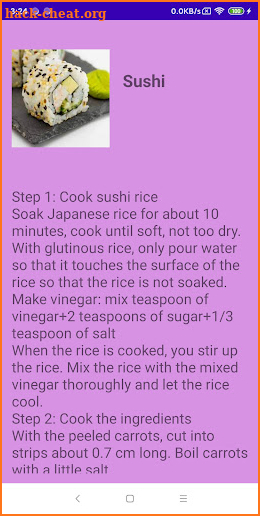 Food Japan - Android screenshot