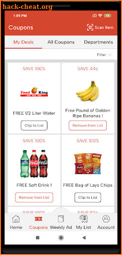 Food King Cost Plus screenshot